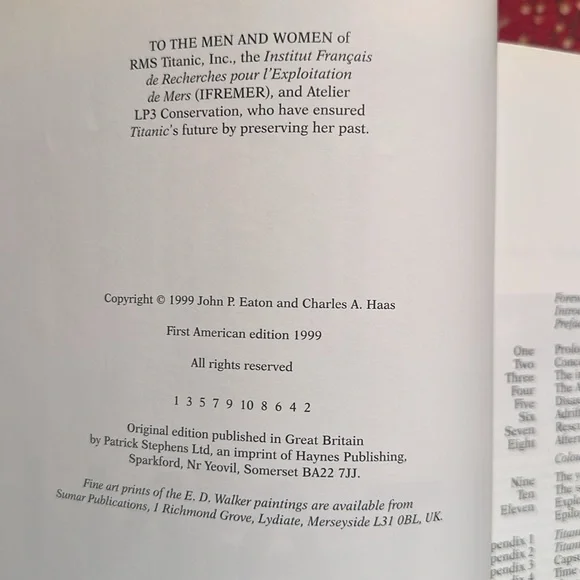 Titanic A Journey Through Time 1999 Hard Back - Picture 3 of 4